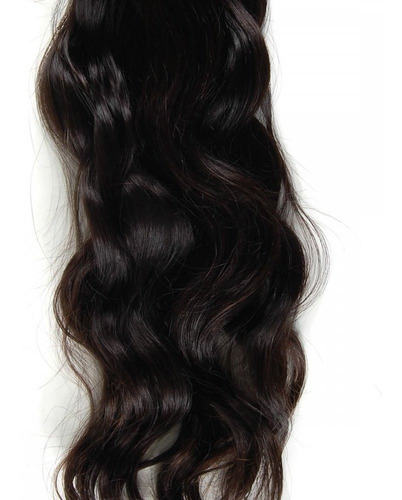 Imagem 2 de 2 de Cabelo Humano Natural 45cm 100 Gr Ondulado Oferta