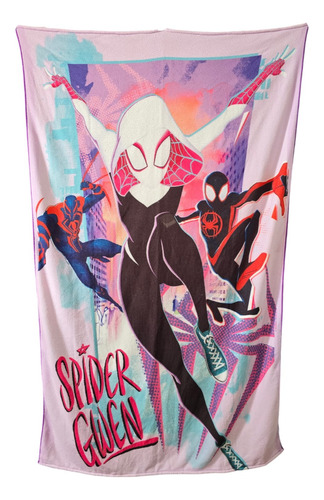 Toalla Grande Spider-man Gwen Providencia Rosa Spider Gwen