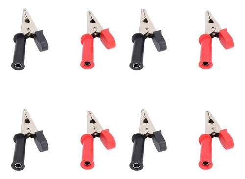 J Mini Test Crocodile Clamp, Juego De 10 Cables Aislantes