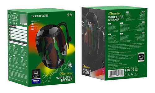 Parlante Bluetooth Br6 Camuflaje