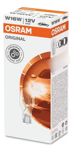 Kit 10 Lámparas T15 W16w W2.1x9.5d Osram Posicion 921 12v