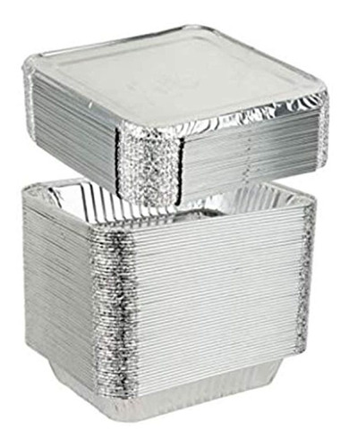 Bandeja De Papel De Aluminio Jetfoil Con Tapa | Ollas De Mes