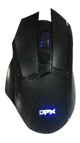 Mouse Gamer Nk9 Com Iluminação De Led 6400 Dpi - Dpx Cor Preto