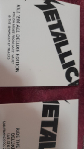 Metallica Cajas Box Importados. Nuevos Precio Por Unidad
