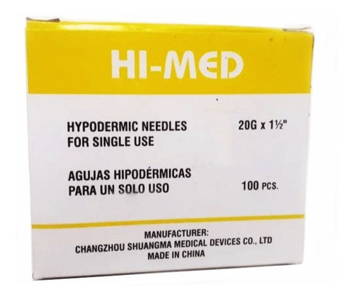 Agujas HiPodérmicas Descartables
