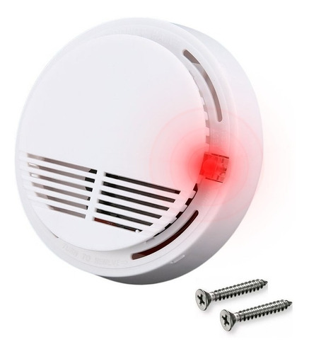 Detector Sensor De Humo Alarma Aviso Sonoro Y Led Factura A