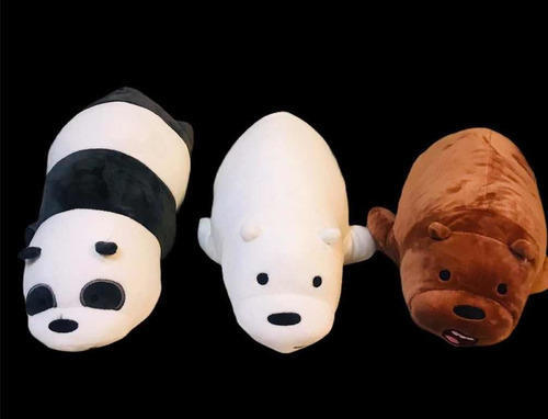 Peluches Osos Escandalosos We Bare Bears Set 3 Ck