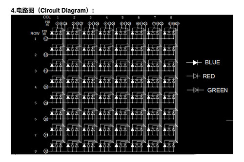 Matriz Led 8x8 Rgb - Square Led - Arduino Pic Avr Raspberry