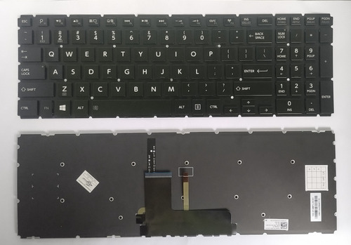 Teclado Toshiba S55-b5292, S55-b5268 S55-c Retroiluminacion