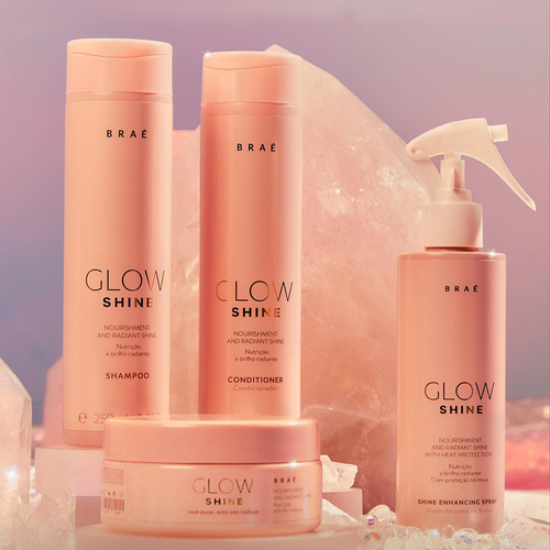 Kit Braé Glow Shine Sh+cond Máscara E Mini Essential
