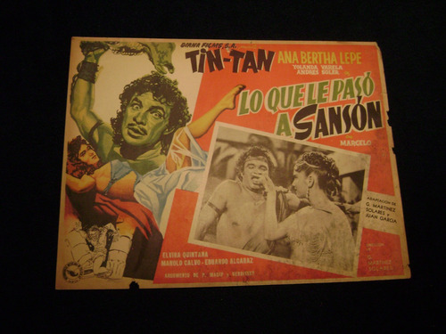 Lo Que Le Paso A Sanson Tin Tan Cartel Poster  C 20.7.23