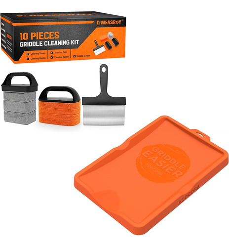 Kit De Limpieza Para Plancha Con Espátula De Silicona