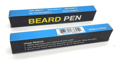 4 Kit Pincel De Barba Barba Castanho 14,5x2,5x1,5cm Castanho