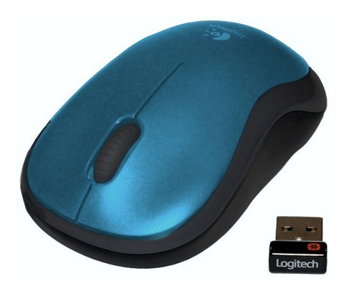 Logitech M185 Mouse Inalambrico Usb, Azul
