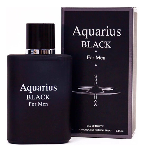Perfume De Hombre Aquarius Black For Men Marca Mirage 100ml
