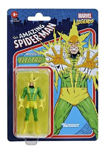 Figura Marvel Legends Electro (kenner 37.5 PuLG)
