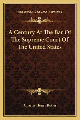 Libro A Century At The Bar Of The Supreme Court Of The Un...