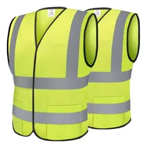 Comprar Chaleco De Seguridad Ticonn Alta Visibilidad Paquete 2 Unida Color Talle Del Chaleco Reflectivo