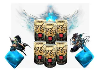 Pack 6 Coca Cola Ultimate Xp Gamer League Of Legends 310ml