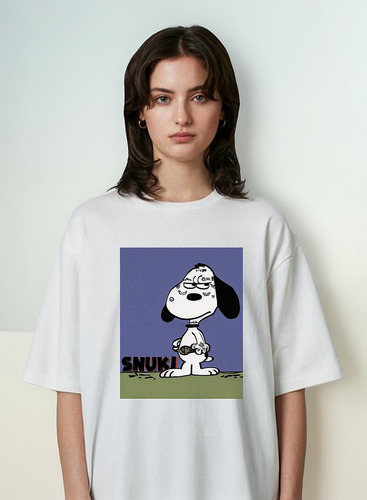 Remera Snuki Snoopy Duki Mauro Lombardo Personalizada Unisex