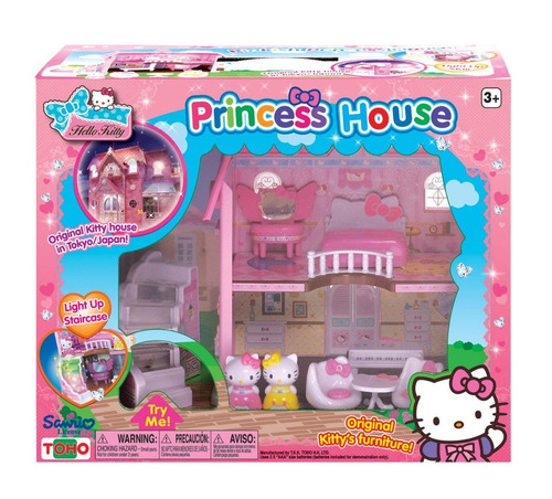 Hello Kitty Princess House Toho Sanrio (con Luces Led) Nuevo
