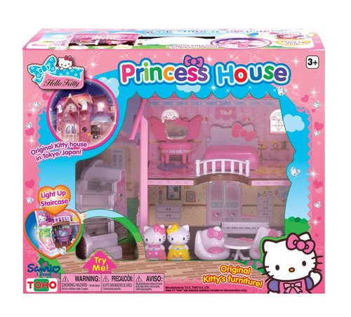 Imagen 1 de 3 de Hello Kitty Princess House Toho Sanrio (con Luces Led) Nuevo