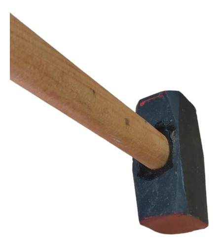 Maza Maseta Martillo Forjada Cabo Madera 5 Kg Construccion
