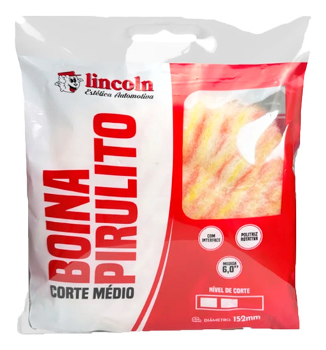 Boina 6.0 Pirulito Corte Médio Listra Mista Com Interface