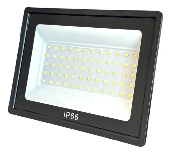 Refletor LED 1000W Bivolt Prova D'Água 6500K Branco Frio IP66 Commlite