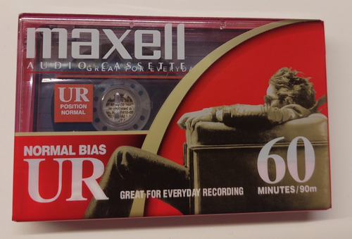 Cassette De Audio Maxell Ur60 Nuevo Sellado