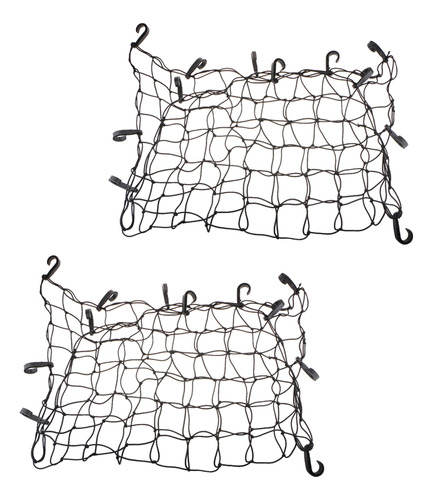 2x Equipaje Elasticidad Cubierta De Carga Tejado Neto Carro
