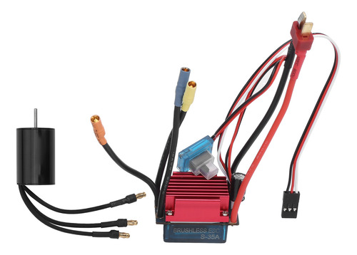 Motor 35a Sin Escobillas Esc 2435 4500kv Sin Sensor Para 1/1