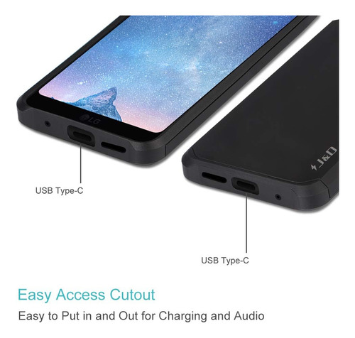J&d Funda Compatible Para Lg G6 Lg G6 Plus, Funda Resistente Azul.