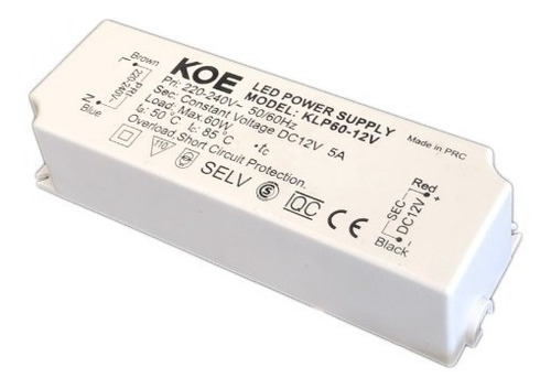 Fuente De Alimentacion Led 60w 220-240v Klp60-12v