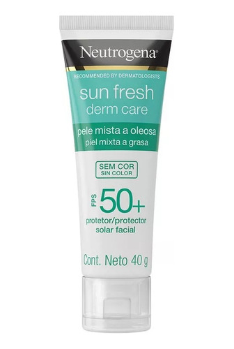 Neutrogena Protector Solar Facial Sin Color Fps50 40g