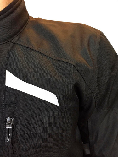 Campera Moto Hombre Ls2 Serra Man Jacket Negra