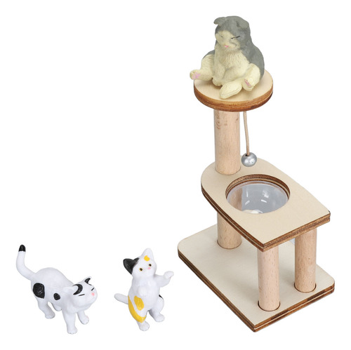 Set De Juego Con Forma De Figura De Gato, Estructura De Esca