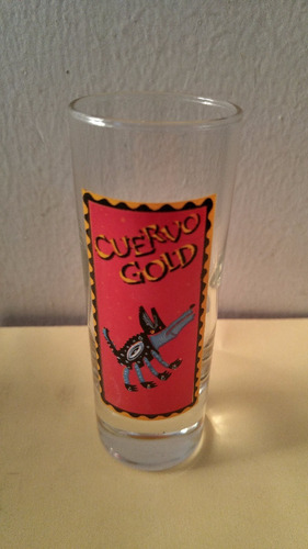 Vaso Shot Tequilero Cuervo Gold Souvenir Bar Cantina