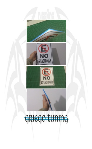 Imagen 1 de 6 de Cartel De Prohibido Estacionar, No Estacionar, Carteles