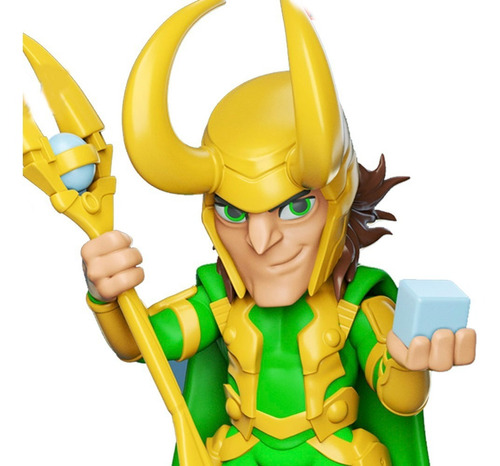 Imagen 2 de 4 de Muñecoloki Figura Avengers Para Pintar Chibi Coleccion