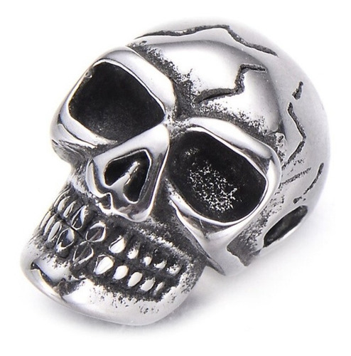 Dije Calavera Cráneo Fabricado En Acero Inoxidable