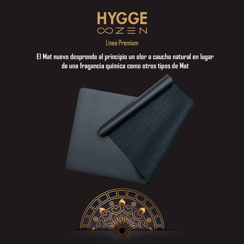 Imagen 5 de 10 de Mat Superior Colchoneta Ecológica Yoga Caucho Natural Pu