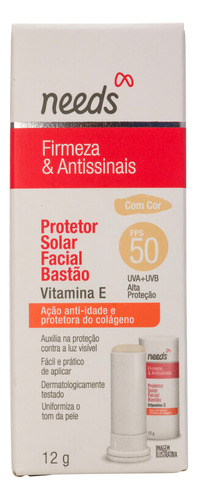 Protetor Solar Needs Solar Marca Propria Needs 50fps Com Cor