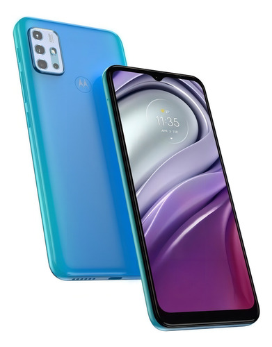 Celular Motorola Moto G20 Special Edition 128gb + 4gb Ram Color Azul - Bueno (Reacondicionado)