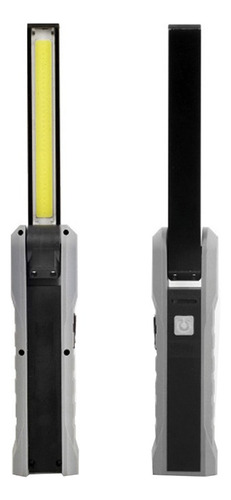 Luz De Trabajo Usb Portátil Plegable 4 Modos Cob Linterna