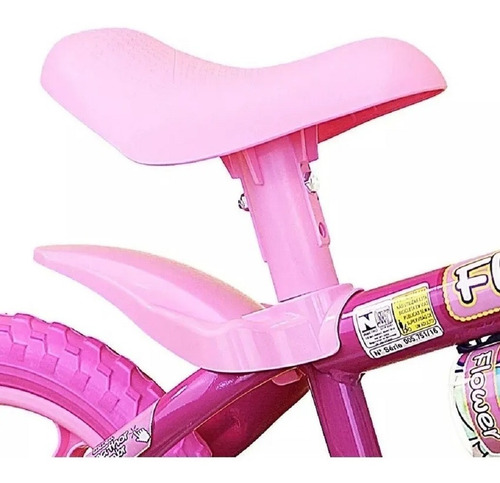 Bicicleta Infantil Aro 12 Flower 11 - 3 A 5 Anos Nathor