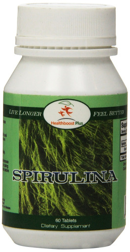 Healthboost Plus Spirulina Comprimidos Recubiertos, 500 Mg,