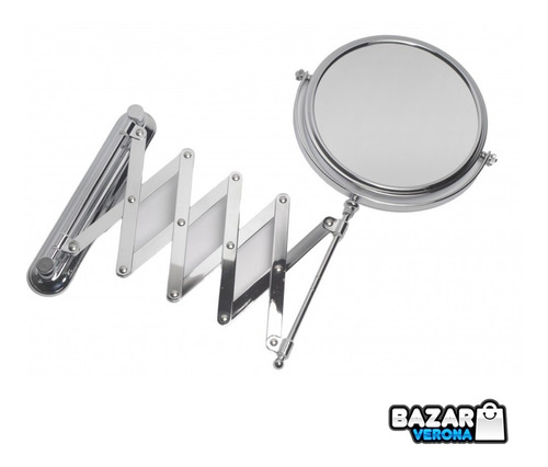Espejo Maquillaje Barba Con Aumento Extensible Zoom X 5