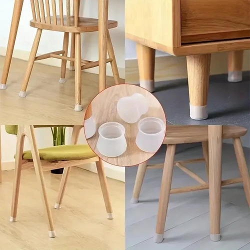Protector Para Patas Muebles Sillas Mesas De Silicona X 4 U.