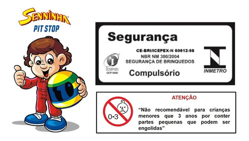 Carrinho Pit Stop F1 Monte E Desmonte Seninha 14 Peças